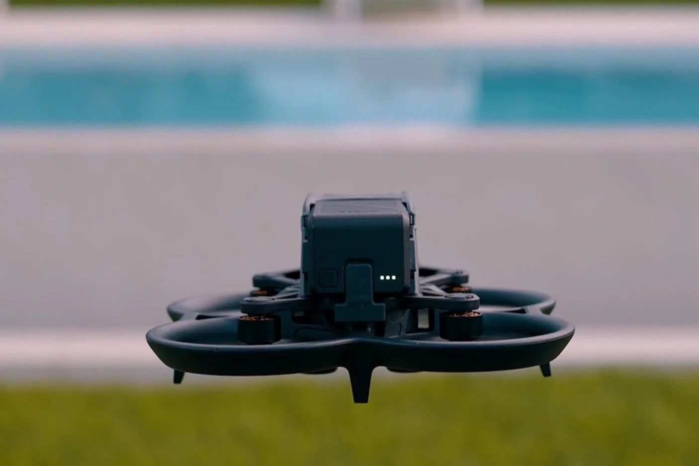 RECON Media FPV drone in flight